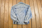 Vintage 1980s Acid Wash Denim Jean Jacket