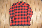 Vintage 1980s Ely Cattleman Buffalo Plaid Button Up Shirt