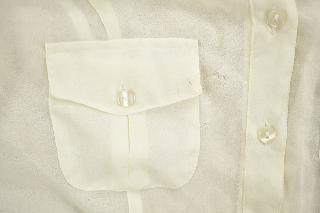 Vintage 1990s Light Button Up Shirt
