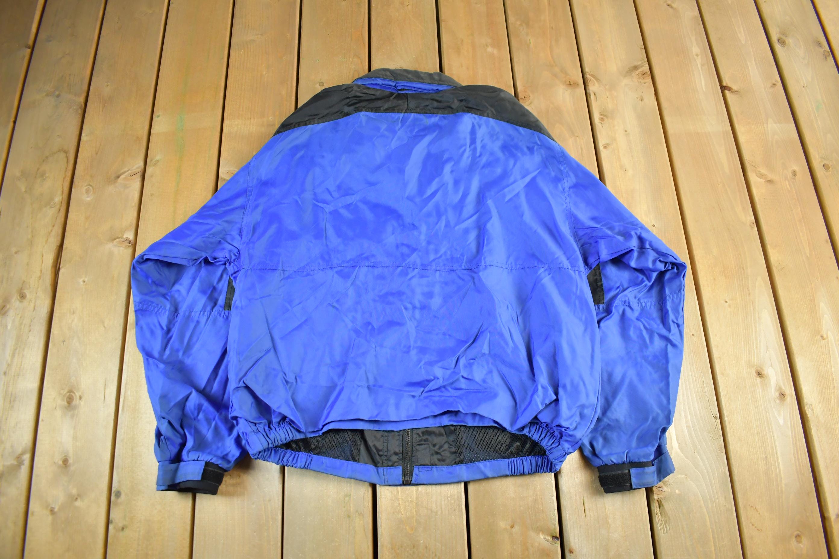 Vintage 1990s Marlboro Unlimited Color Block Windbreaker Jacket Men's Medium