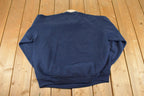 Vintage 1990s Morning Sun Fall Theme Souvenir Collared Crewneck Sweatshirt Women's L / 90s Crewneck / Travel Vacation Sweater