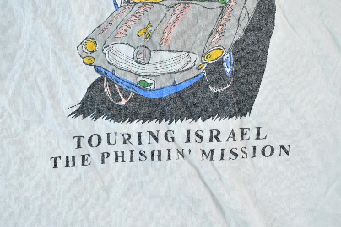 Vintage 1980s Touring Israel Cartoon Single Stitch T-Shirt