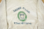 Vintage 1990s University Of Notre Dame Engineering Lee Cross Grain Crewneck Sweatshirt Men's XL