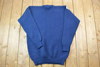 Vintage 1990s Stef Ganderton Captain Hand Knit Crewneck Sweater