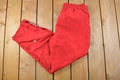 Vintage 1990's Champion Red Track Pants Zipper Cuffs 33 x 30