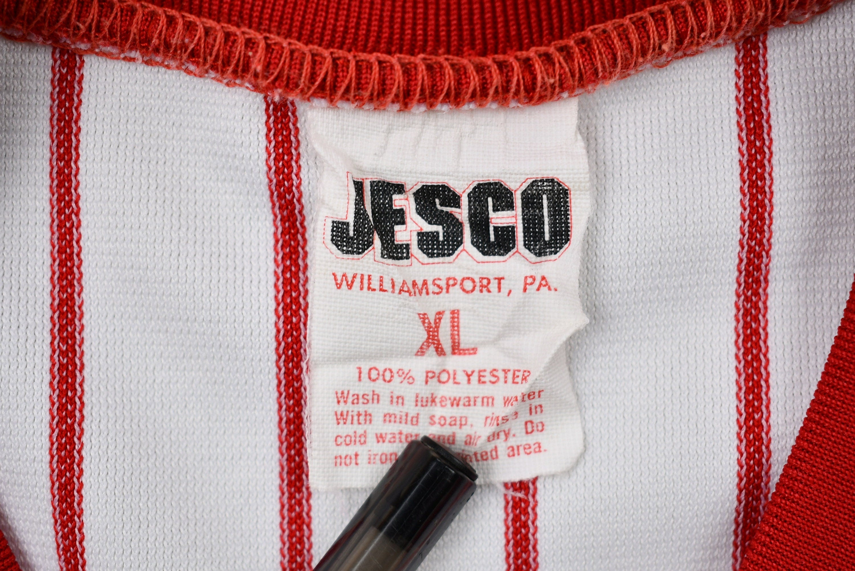 Vintage 1970s Lou Gehrig 11 Striped Jersey Style T-Shirt