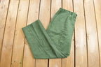 Vintage 1970s Military Style Pleated Trousers Size 30 - 34 x 29