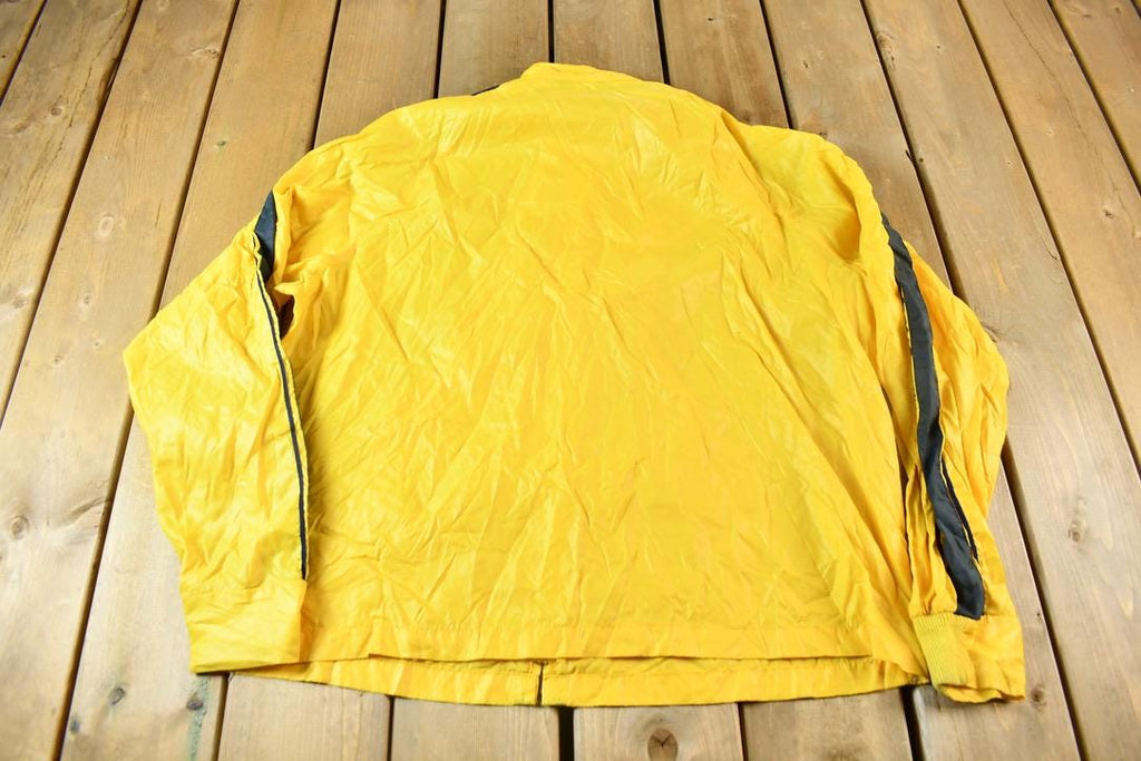 Vintage 1970s Oswego Speedway Yellow Racing Jacket