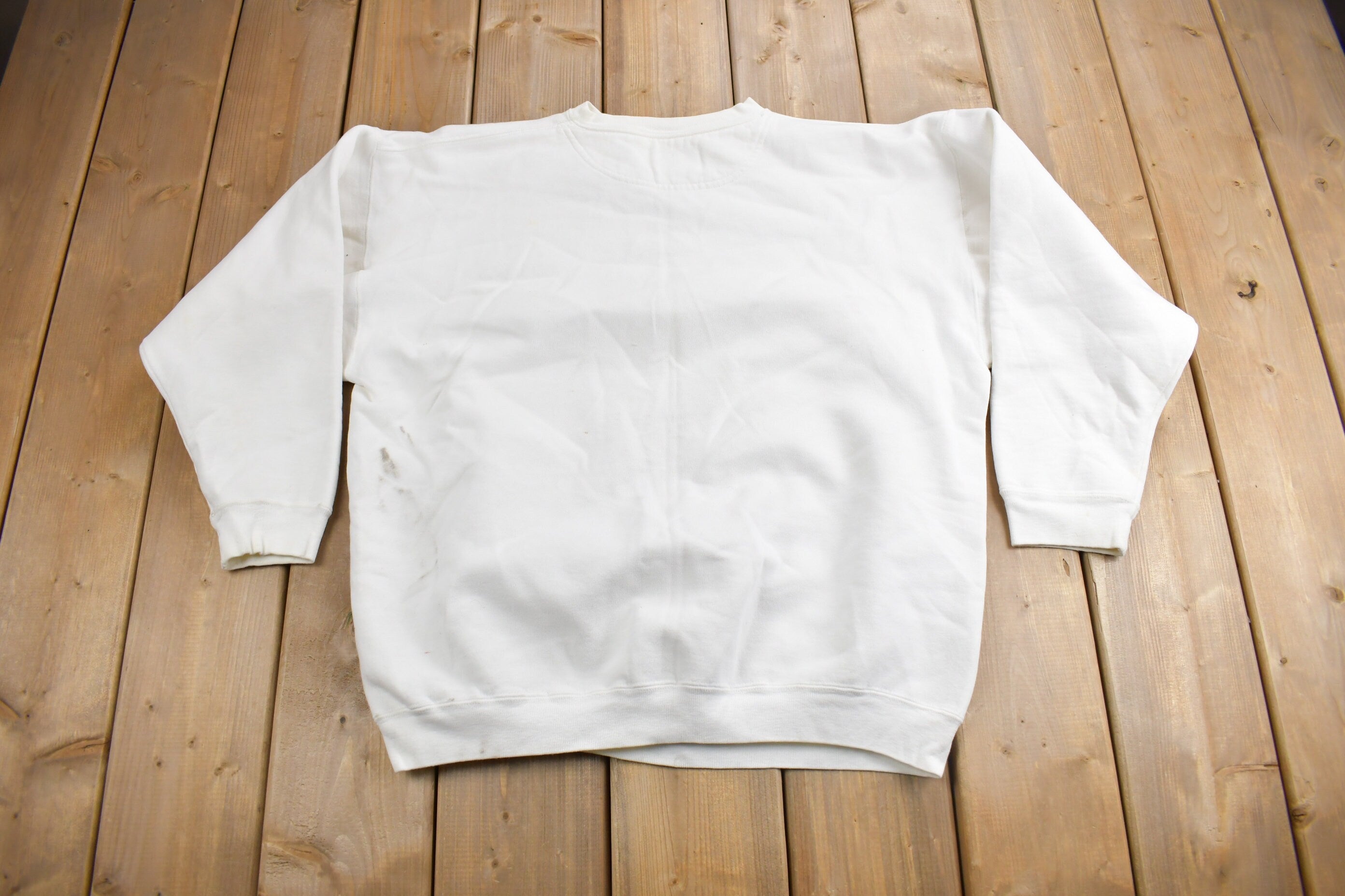 Vintage 1990s Vail Powder Skier Theme Crewneck Sweatshirt