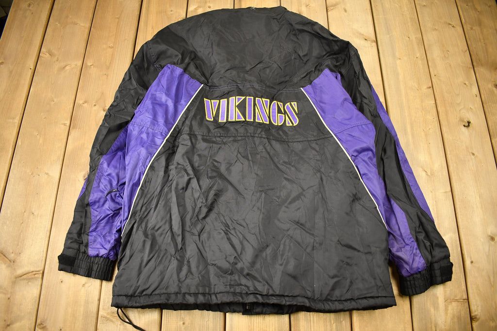 Vintage 1990s Minnesota Vikings NFL Pro Player Windbreaker Jacket