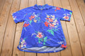 Vintage 1990s B.S.R Tropical Floral Button Up Shirt
