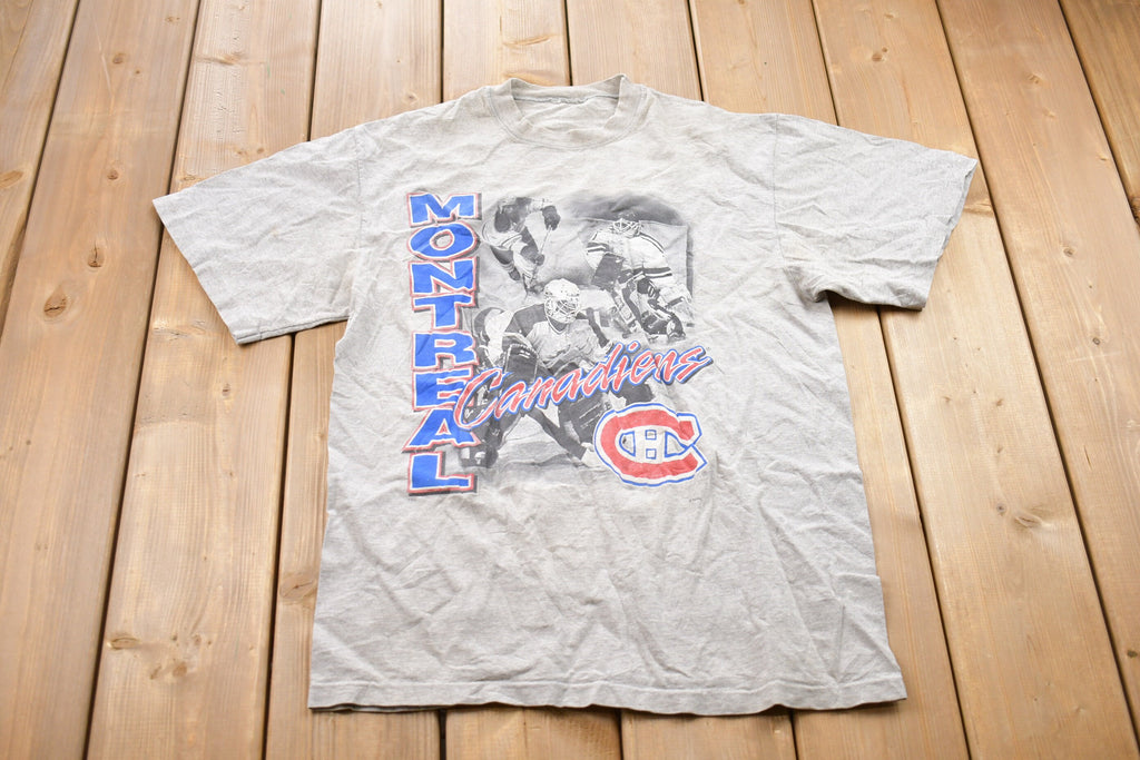 Vintage 1990s Montreal Canadians Graphic T-Shirt