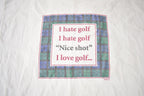 Vintage 1990s I Hate Golf I Love Golf Graphic T Shirt Made In USA