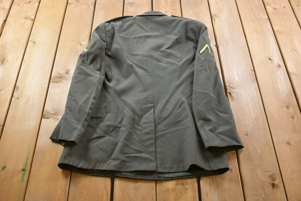 Vintage 1980s Military Medic Formal Blazer