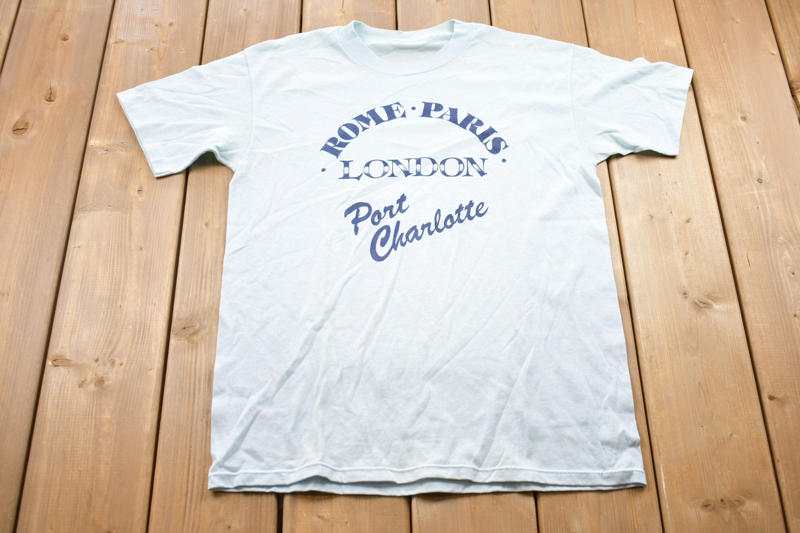 Vintage 1980s Port Charlotte Florida Graphic T-Shirt