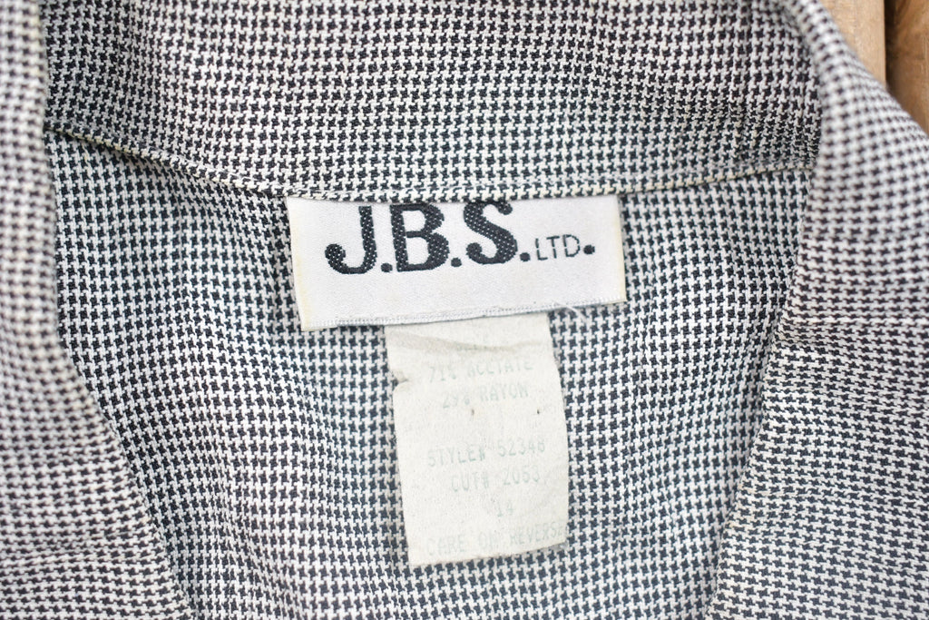Vintage 1980s JBS Button Down Dress