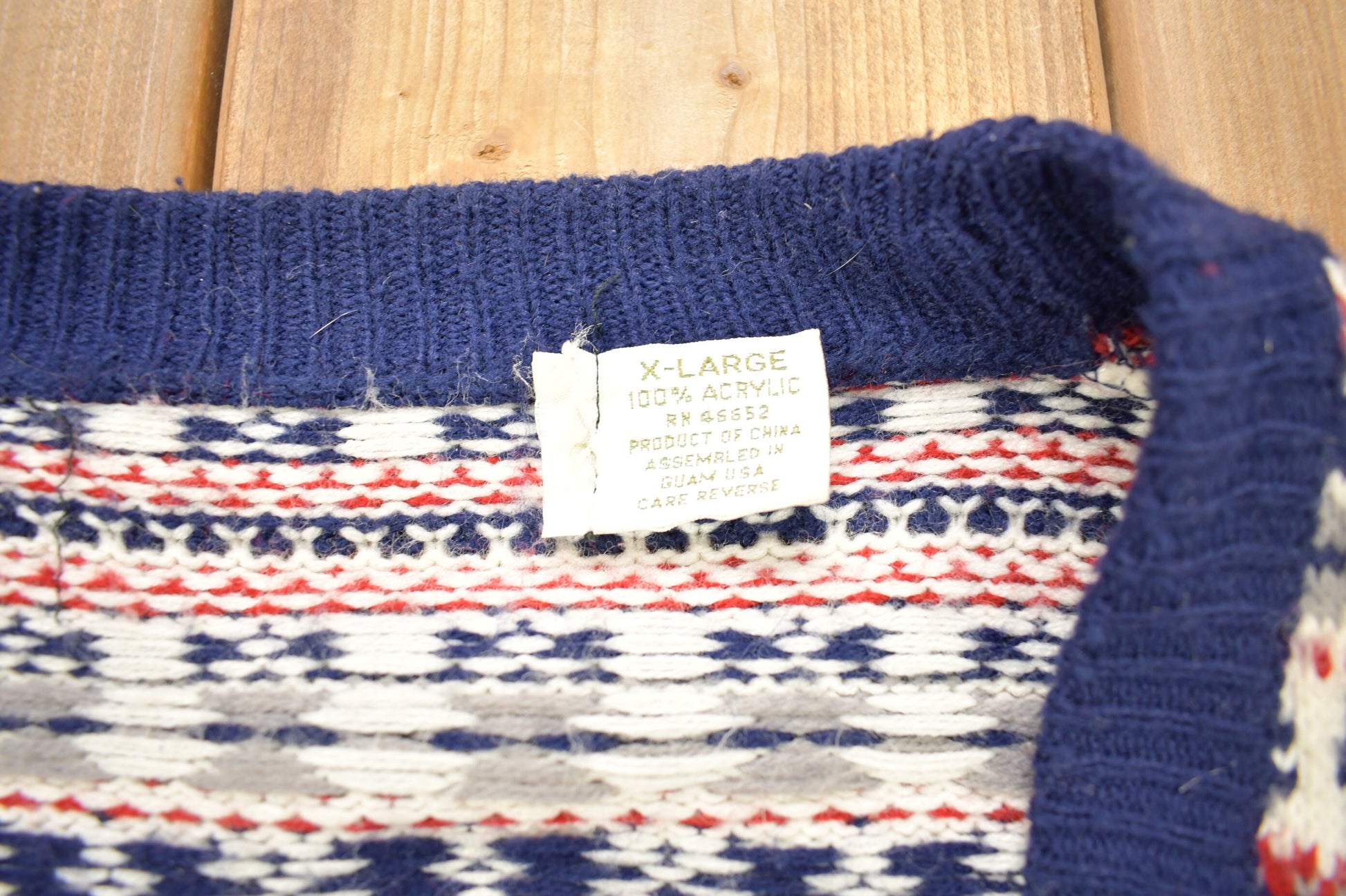 Vintage 1990s 100% Acrylic Striped Knitted Cardigan Sweater / Vintage Cardigan / Button Up / All Over Pattern