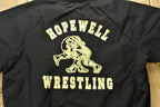 Vintage 1980s Hopewell Wrestling Bulldogs Windbreaker Bomber Jacket