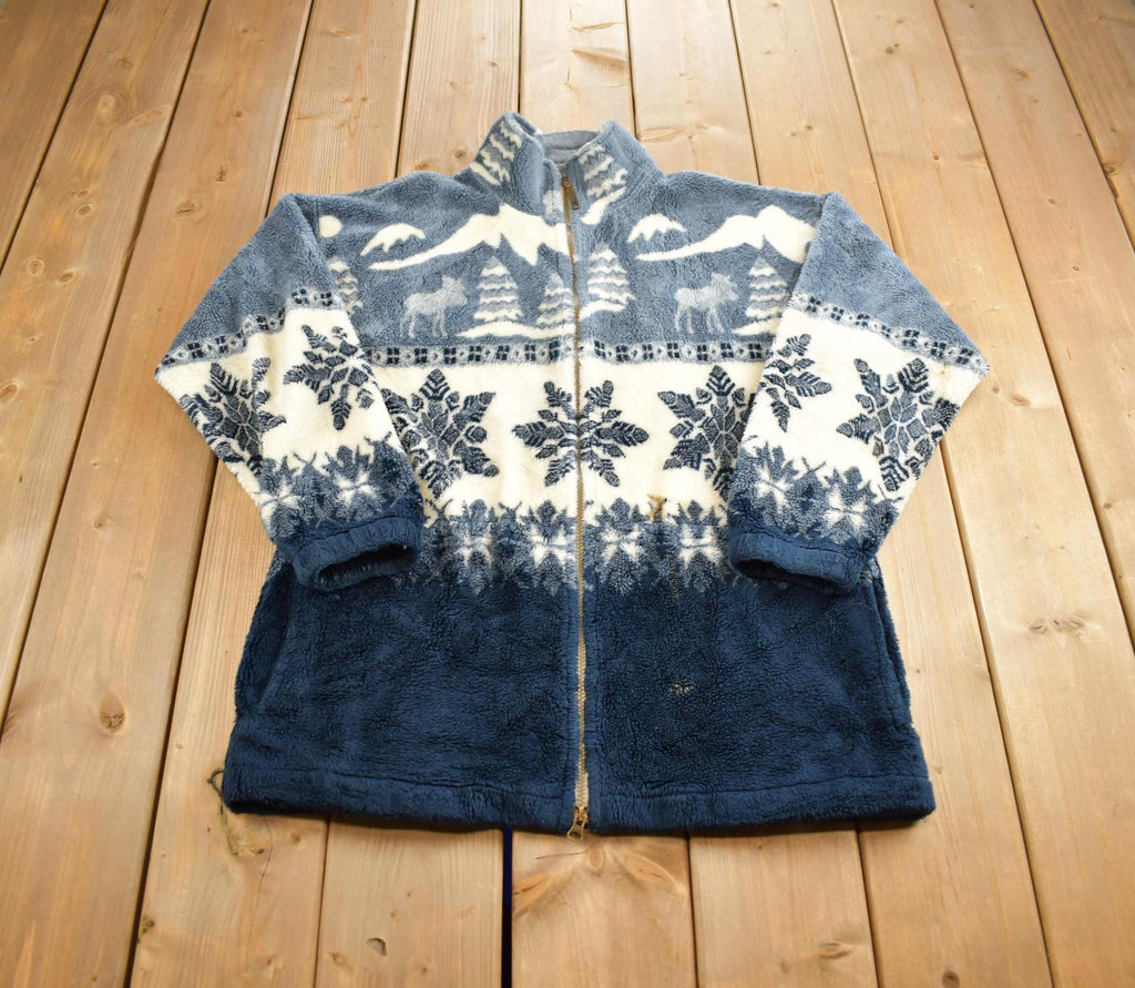 Vintage 1990s Cabelas Womens Fleece Sweater