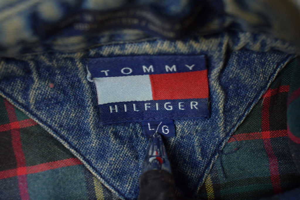Vintage 1990s Tommy Hilfiger Plaid Button Up Shirt