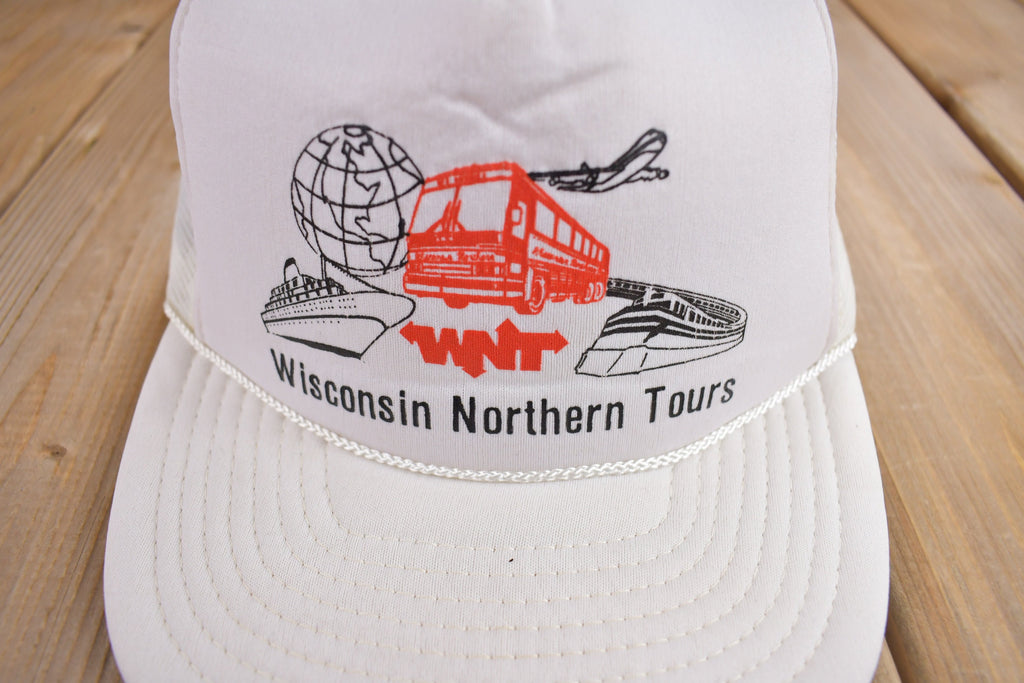 Vintage 1990s Wisconsin Northern Tours Trucker Hat