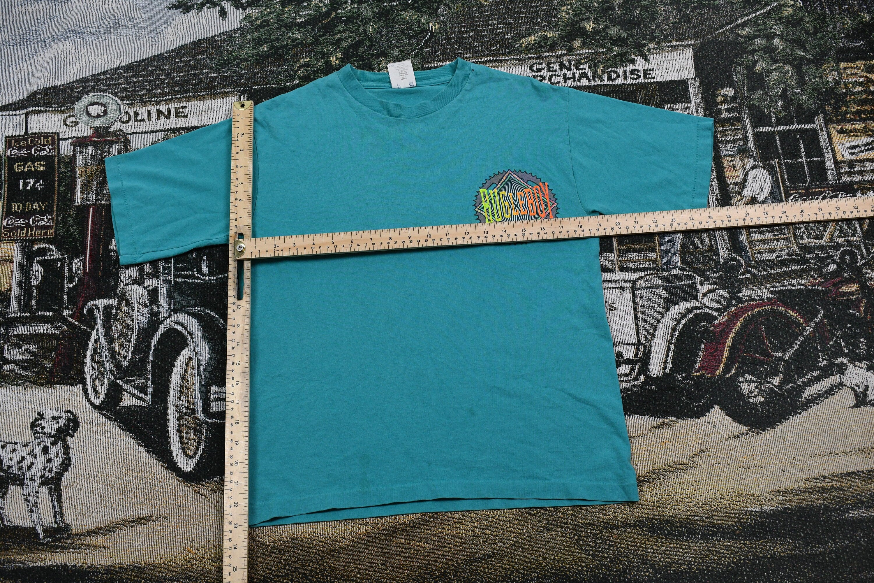 Vintage 1990s Bugle Boy Graphic T Shirt
