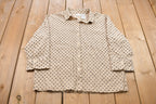Vintage 1990s Women's Polka Dot Button Up Shirt