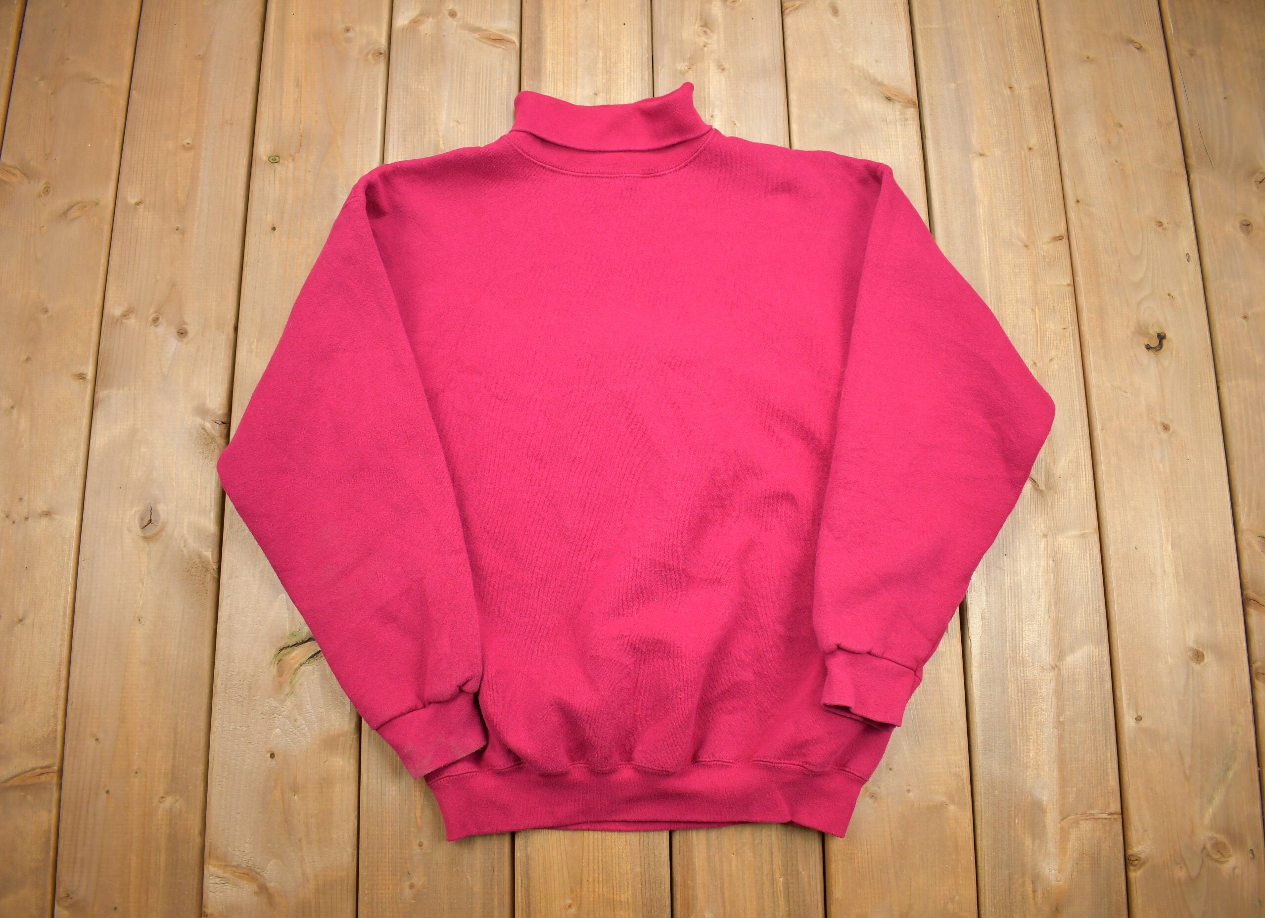 Vintage 1990s Blank Turtle Neck Sweatshirt