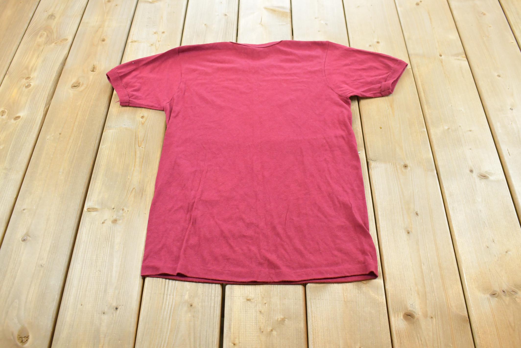 Vintage 1980s Ottawa White Water Rafting Ringer T-Shirt Mens S