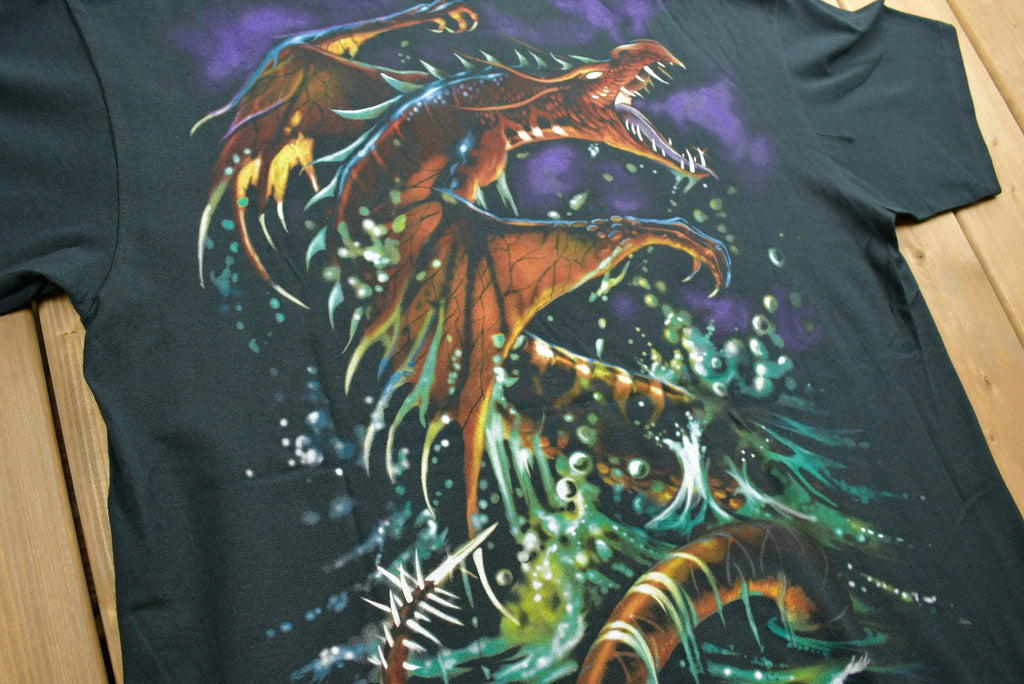 Vintage Deadstock 1999 Liquid Blue Dragon T-shirt