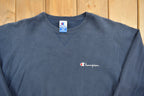 Vintage Champion Navy Embroidered Crewneck