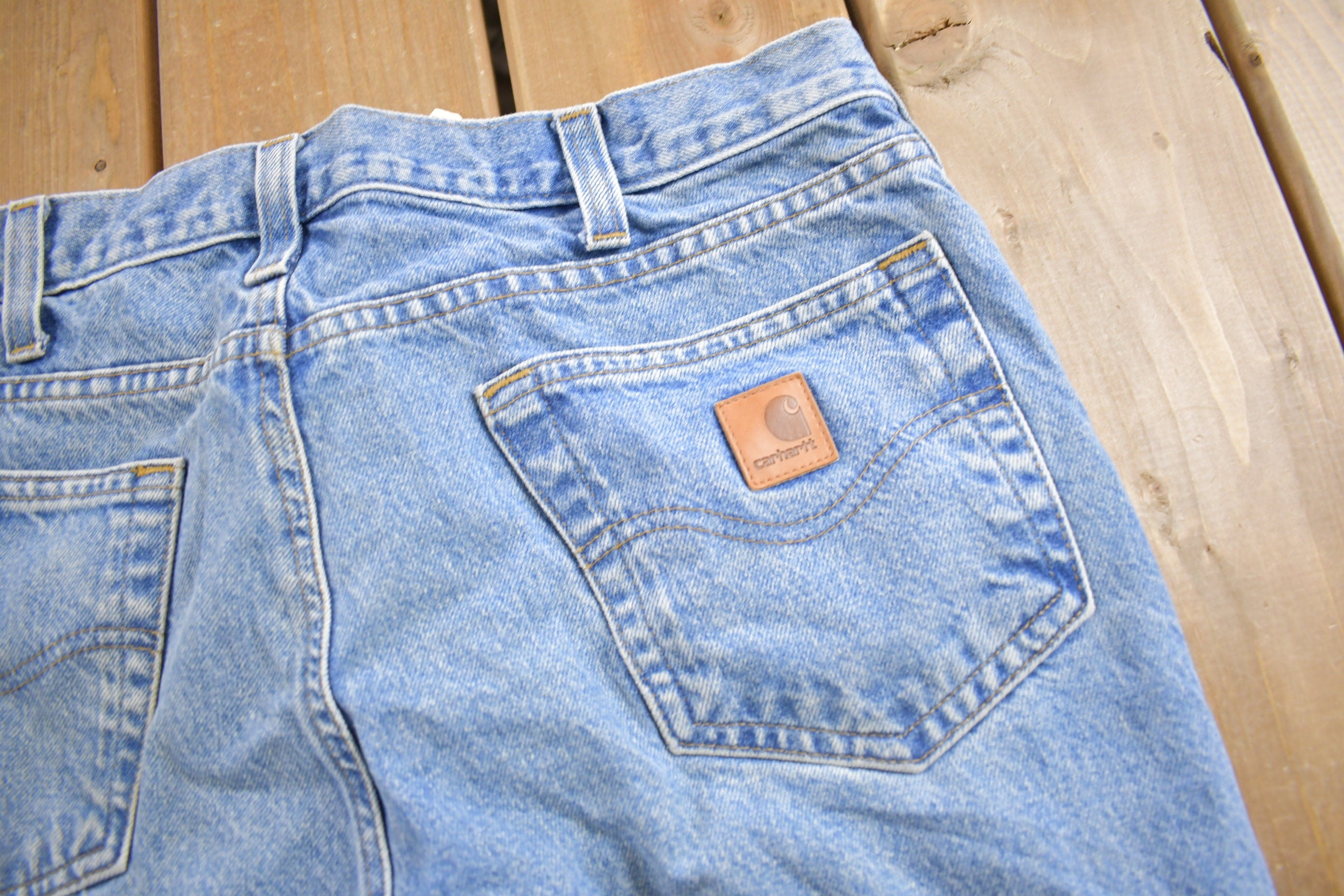 Vintage 1990s Carhartt Work Jeans Size 34 x 27