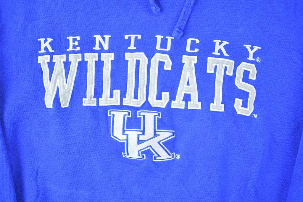 Vintage 1990s Kentucky Wildcats University Collegiate Hoodie / Embroidered / NCAA Sweatshirt / Sportswear / Americana