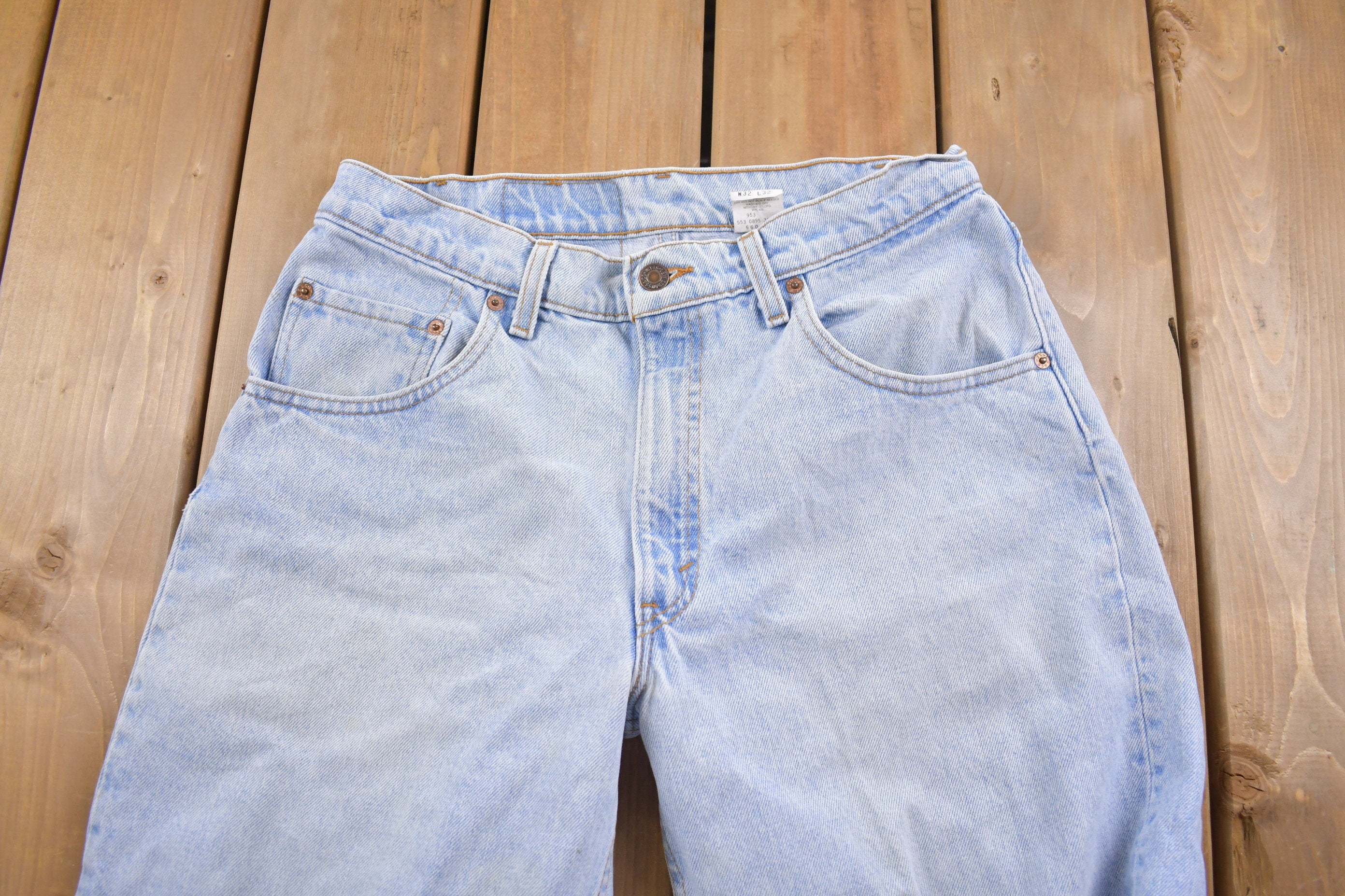 Vintage 1990s Levi's 560 Red Tab Jeans Size 32 x 32