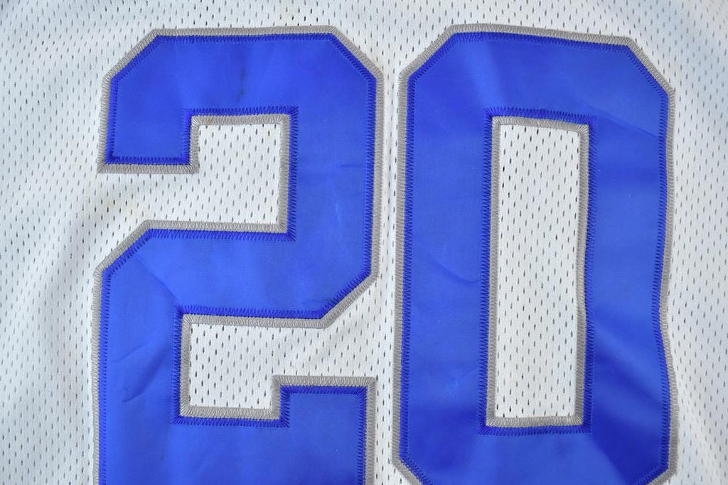 Vintage 1996 Barry Sanders Mitchell And Ness Throwback NFL Embroidered Jersey