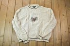 Vintage 1990s Croft & Barrow Big Buck Deer Knit Crewneck