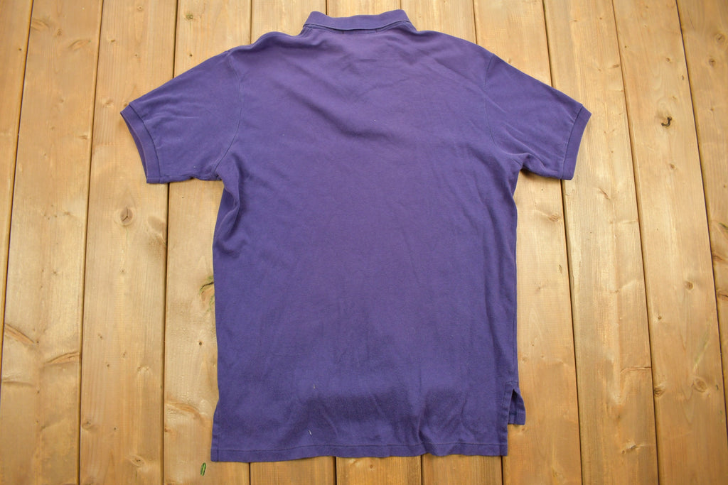 Vintage Polo Ralph Lauren Purple Collared Polo T Shirt