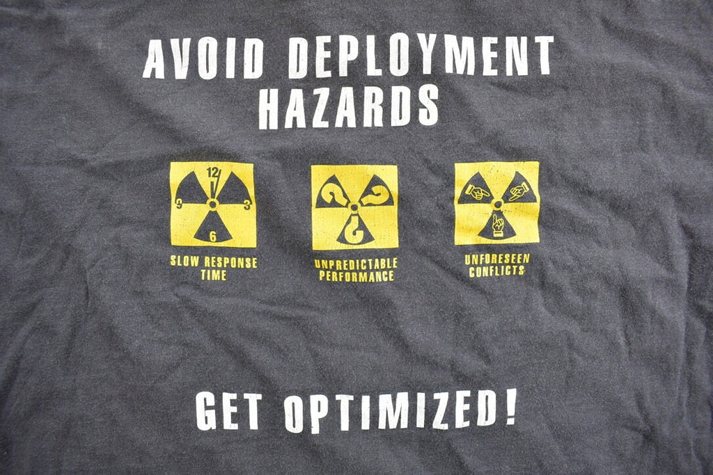 Vintage 1990s 'Optimal Networks' Graphic T-Shirt