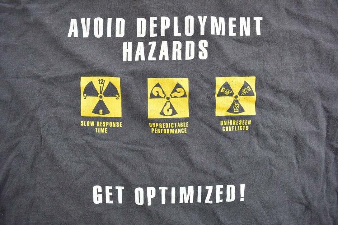 Vintage 1990s 'Optimal Networks' Graphic T-Shirt