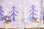 Vintage 1990s Disney Cartoon Promo Cardigan  90s Graphic  Mickey Mouse Vintage Cardigan  90s Disney