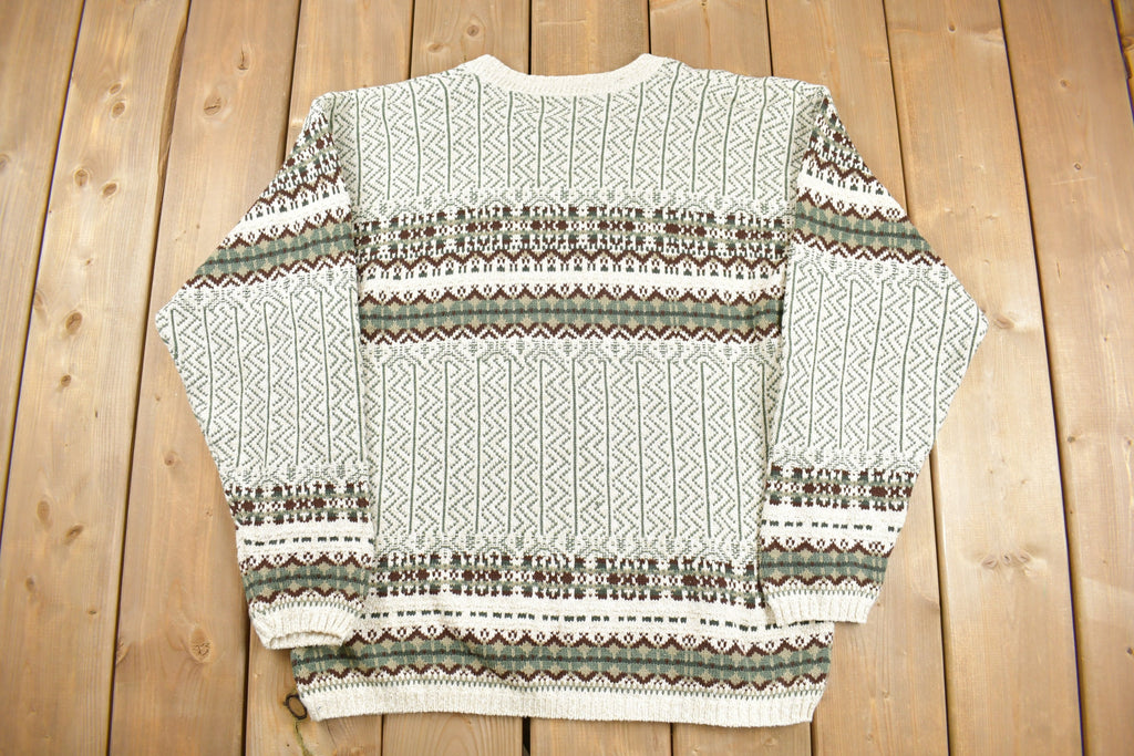 Vintage 1990s Croft & Barrow Knit Crewneck Sweater