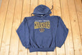 Vintage 1990s Columbia Hylanders Embroidered University Hoodie Sweater Men's M