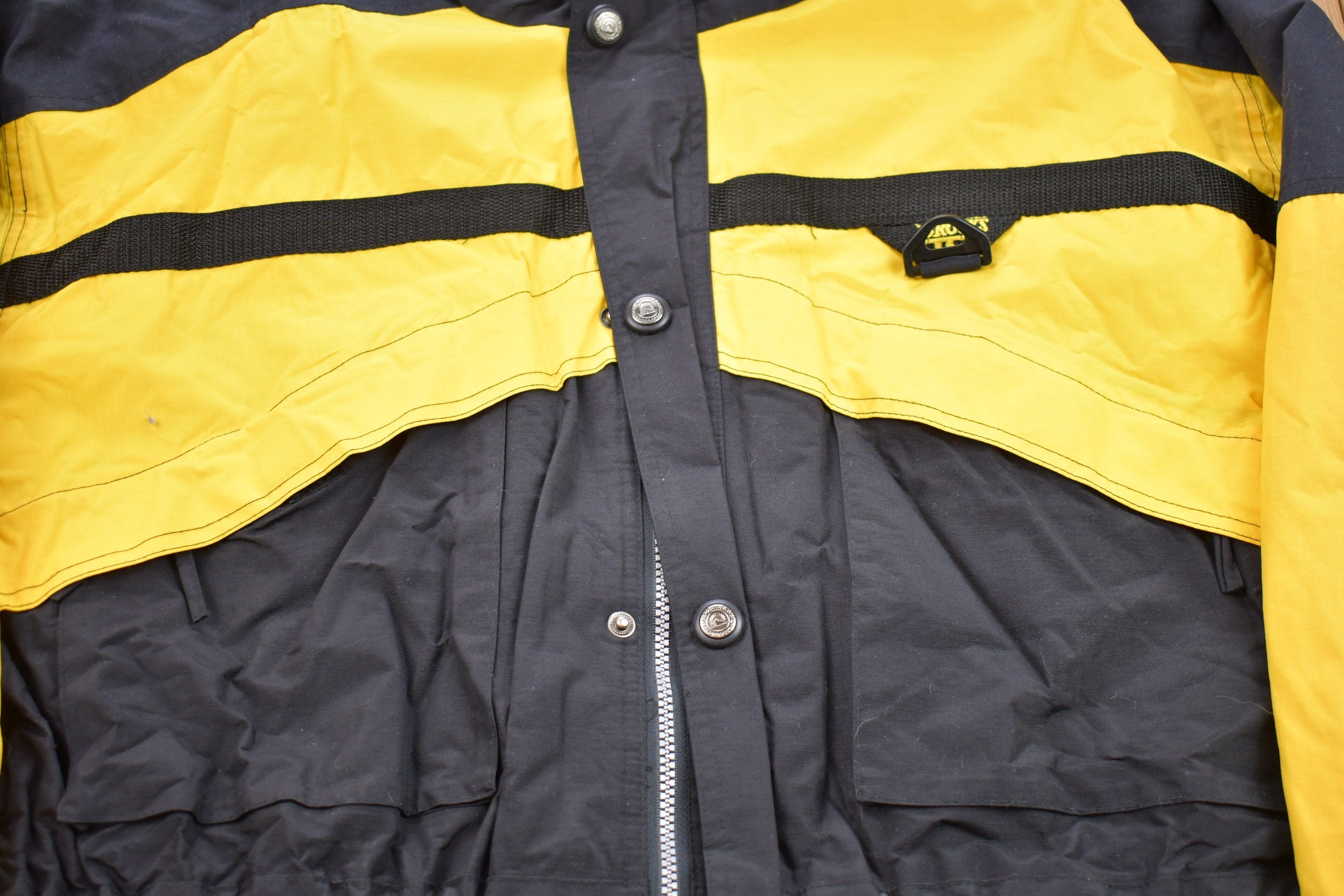 Vintage 1990s Brooks Color Block Puffer Jacket