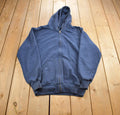 Vintage 1990s Dickies Zip Up Hoodie Made In USA