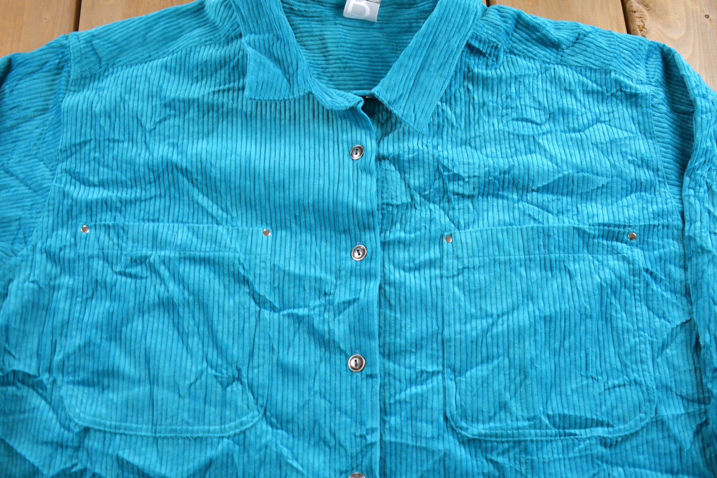 Vintage 1990s Roaman's Corduroy Button Up Shirt