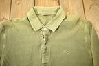 Vintage 1990s Lacoste Embroidered Quarter Button Up Shirt