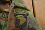 Vintage 1984 Airborne Cold Weather Woodland Camouflage Field Jacket