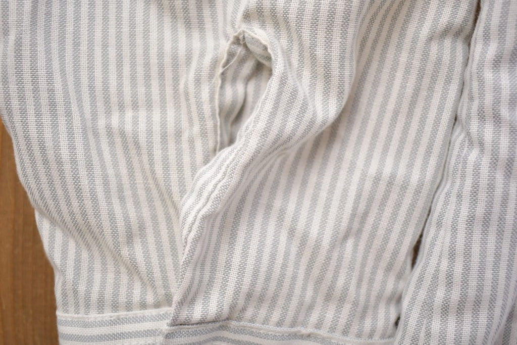 Vintage 1990s Golden V Vertical Striped Button Up Shirt