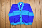 Vintage 1960s New York Jeans Knitted Cardigan Sweater