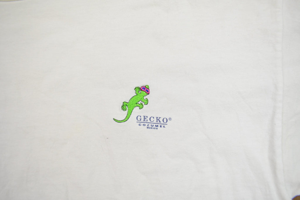 Vintage 1990s Gecko Mexico Graphic T Shirt